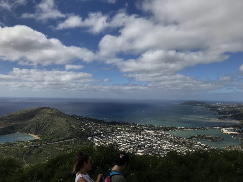 ハワイココヘッドからの景色